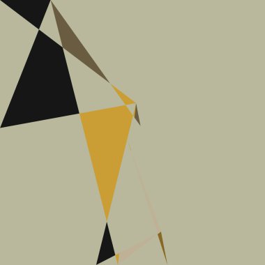 Geometrik soyutlama üretken sanat arkaplan çizimi