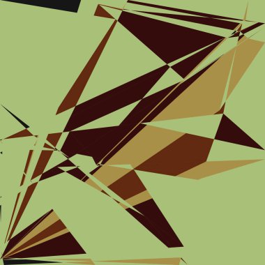 Geometrik soyutlama üretken sanat arkaplan çizimi