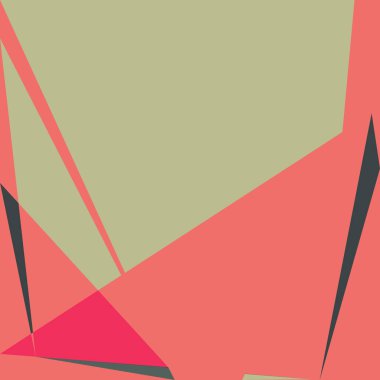 Geometrik soyutlama üretken sanat arkaplan çizimi