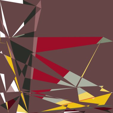 Geometrik soyutlama üretken sanat arkaplan çizimi