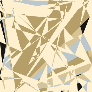 Geometrik soyutlama üretken sanat arkaplan çizimi