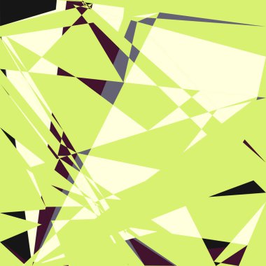 Geometrik soyutlama üretken sanat arkaplan çizimi