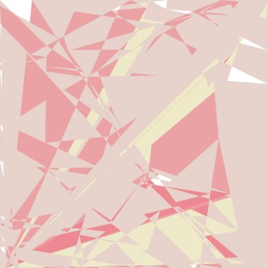 Geometrik soyutlama üretken sanat arkaplan çizimi