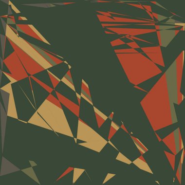 Geometrik soyutlama üretken sanat arkaplan çizimi