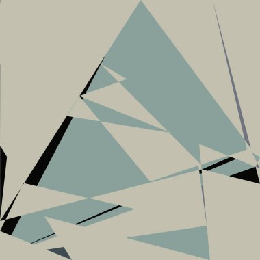 Geometrik soyutlama üretken sanat arkaplan çizimi