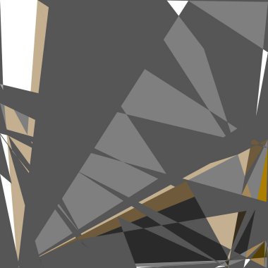 Geometrik soyutlama üretken sanat arkaplan çizimi