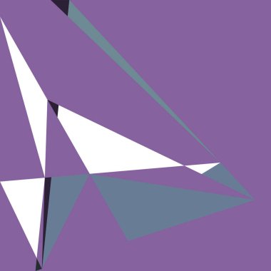 Geometrik soyutlama üretken sanat arkaplan çizimi