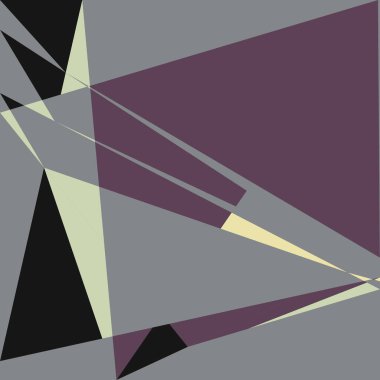 Geometrik soyutlama üretken sanat arkaplan çizimi