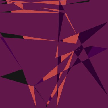 Geometrik soyutlama üretken sanat arkaplan çizimi