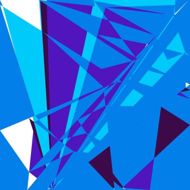 Geometrik soyutlama üretken sanat arkaplan çizimi