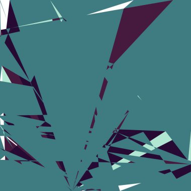 Geometrik soyutlama üretken sanat arkaplan çizimi