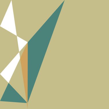 Geometrik soyutlama üretken sanat arkaplan çizimi