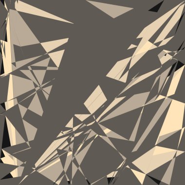 Geometrik soyutlama üretken sanat arkaplan çizimi