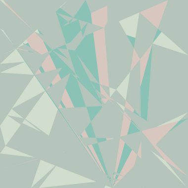 Geometrik soyutlama üretken sanat arkaplan çizimi