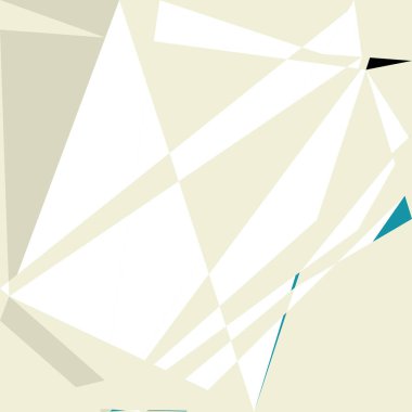 Geometrik soyutlama üretken sanat arkaplan çizimi