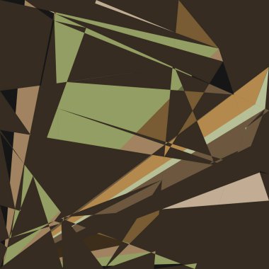 Geometrik soyutlama üretken sanat arkaplan çizimi