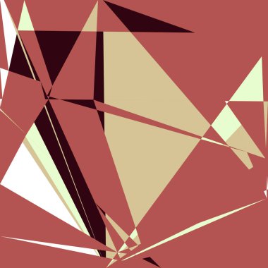 Geometrik soyutlama üretken sanat arkaplan çizimi