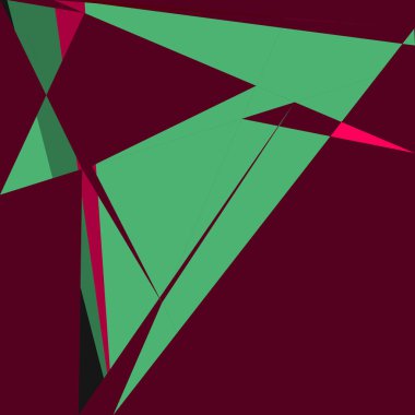 Geometrik soyutlama üretken sanat arkaplan çizimi