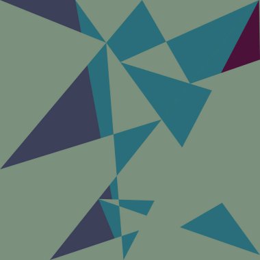 Geometrik soyutlama üretken sanat arkaplan çizimi