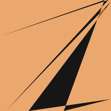 Geometrik soyutlama üretken sanat arkaplan çizimi