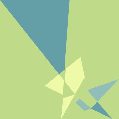 Geometrik soyutlama üretken sanat arkaplan çizimi