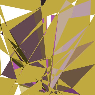 Geometrik soyutlama üretken sanat arkaplan çizimi