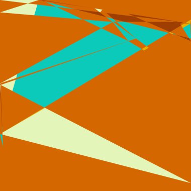 Geometrik soyutlama üretken sanat arkaplan çizimi