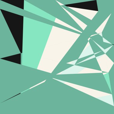 Geometrik soyutlama üretken sanat arkaplan çizimi