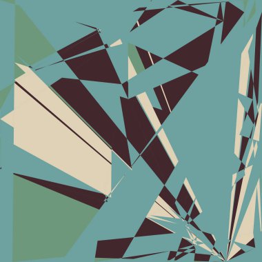 Geometrik soyutlama üretken sanat arkaplan çizimi