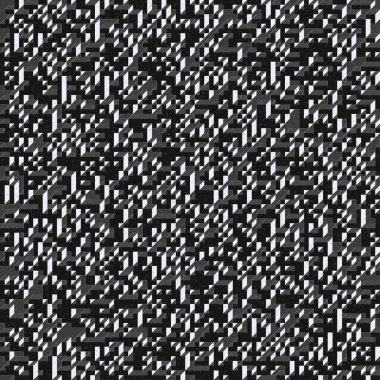 Edward Zajec 'in 1971' deki Il Cubo 'sunun uygulanması. Esasen 8 taştan oluşan bir Truchet fayans seti ve yerleştirme sanatı illüstrasyonu için kurallar