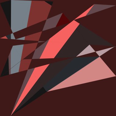 Geometrik soyutlama üretken sanat arkaplan çizimi