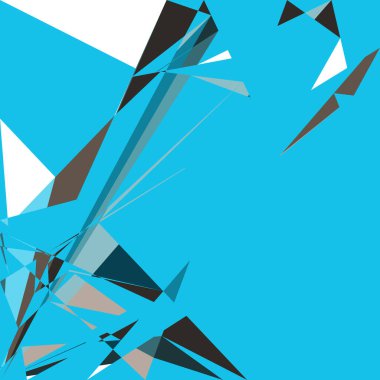 Geometrik soyutlama üretken sanat arkaplan çizimi