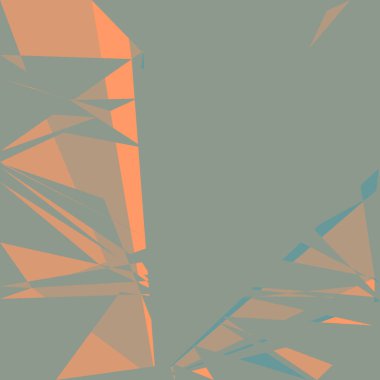 Geometrik soyutlama üretken sanat arkaplan çizimi