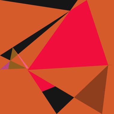 Geometrik soyutlama üretken sanat arkaplan çizimi