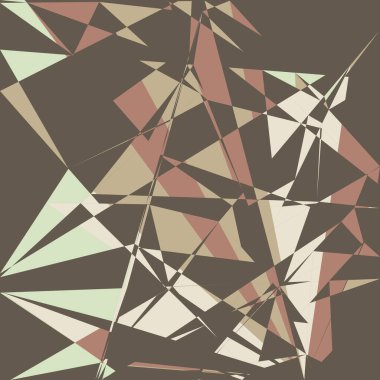 Geometrik soyutlama üretken sanat arkaplan çizimi