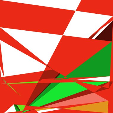 Geometrik soyutlama üretken sanat arkaplan çizimi