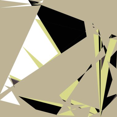 Geometrik soyutlama üretken sanat arkaplan çizimi