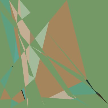 Geometrik soyutlama üretken sanat arkaplan çizimi