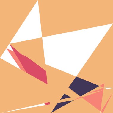 Geometrik soyutlama üretken sanat arkaplan çizimi