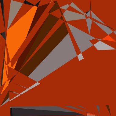 Geometrik soyutlama üretken sanat arkaplan çizimi