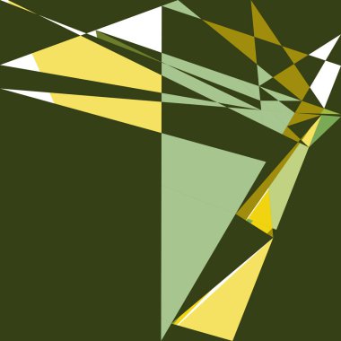 Geometrik soyutlama üretken sanat arkaplan çizimi