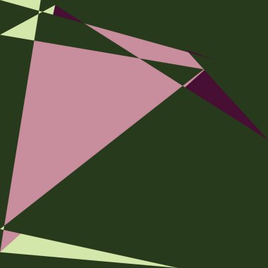 Geometrik soyutlama üretken sanat arkaplan çizimi