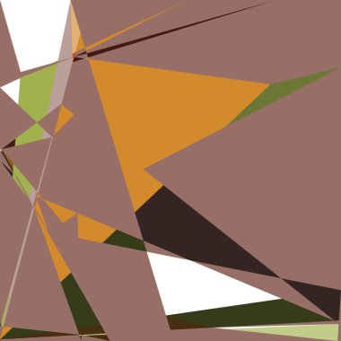 Geometrik soyutlama üretken sanat arkaplan çizimi