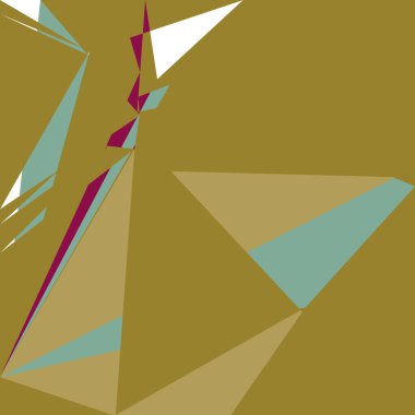 Geometrik soyutlama üretken sanat arkaplan çizimi