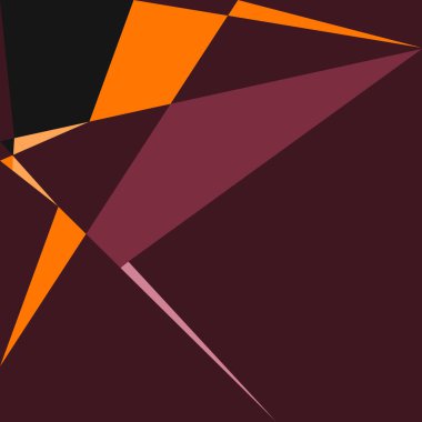 Geometrik soyutlama üretken sanat arkaplan çizimi