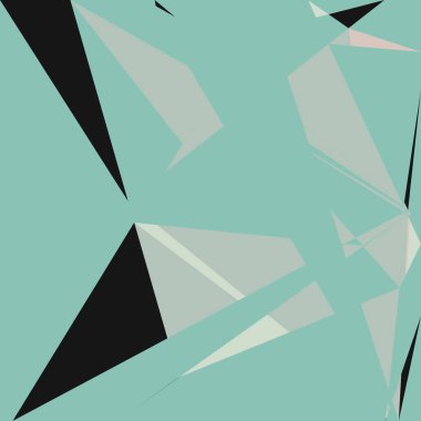 Geometrik soyutlama üretken sanat arkaplan çizimi