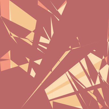 Geometrik soyutlama üretken sanat arkaplan çizimi