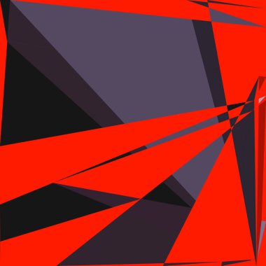 Geometrik soyutlama üretken sanat arkaplan çizimi