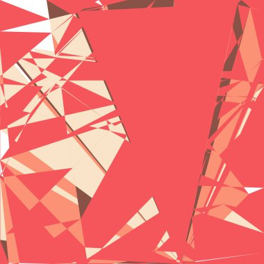 Geometrik soyutlama üretken sanat arkaplan çizimi