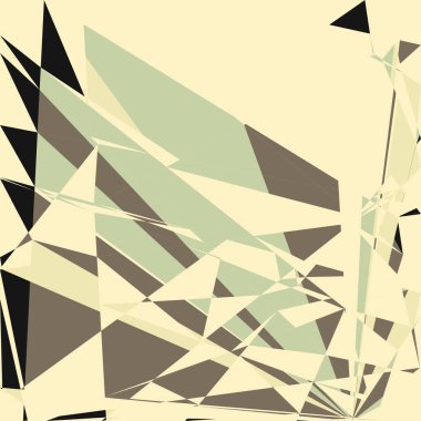 Geometrik soyutlama üretken sanat arkaplan çizimi